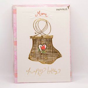 Happy Birthday to My Mom Turnowsky Purse Papyrus Card